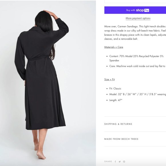 LEZÉ THE LABEL JUNIPER TRENCH - Picture 2 of 13